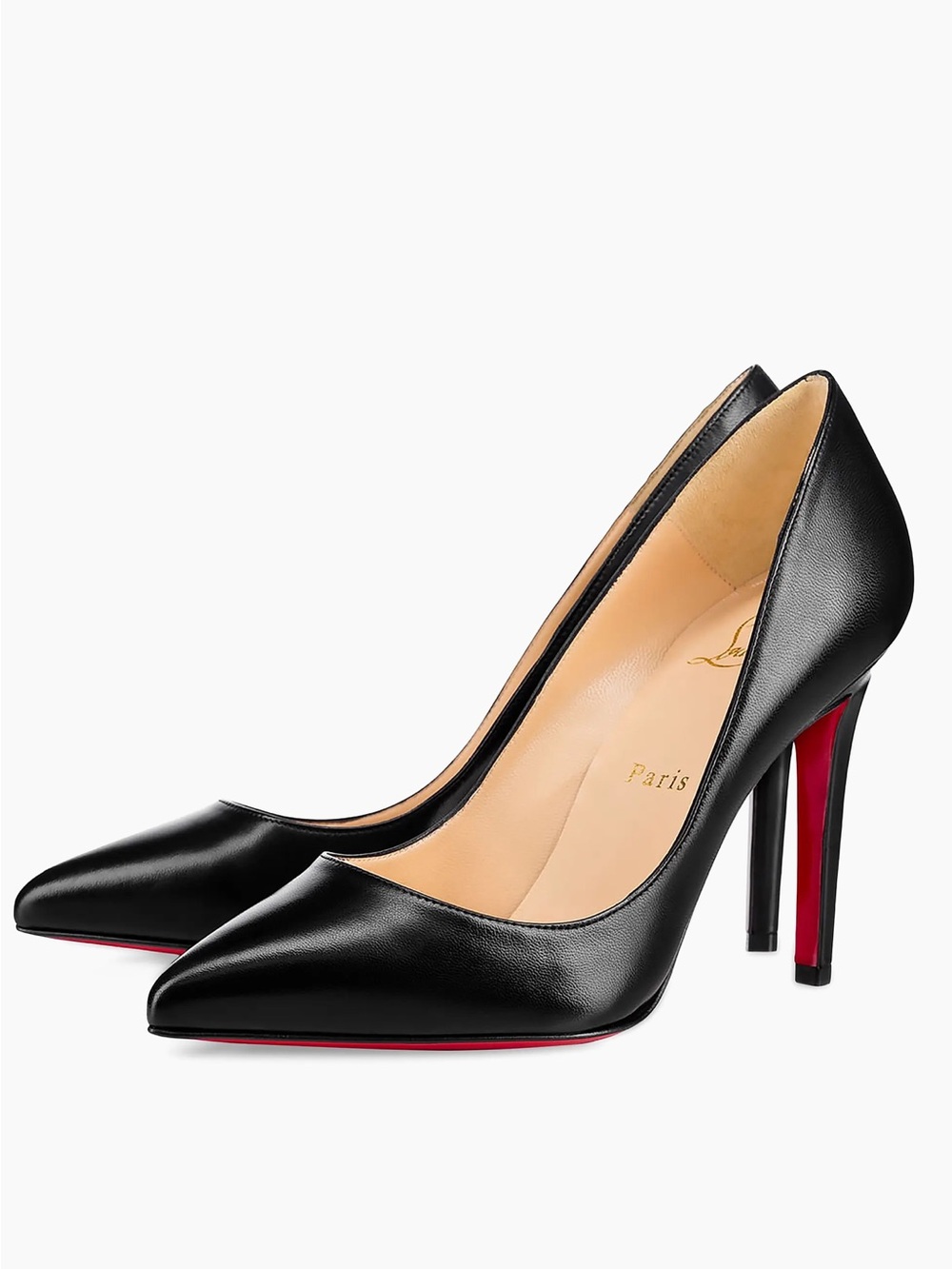 Christian Louboutin Pigalle 100MM Nappa Leather Pumps